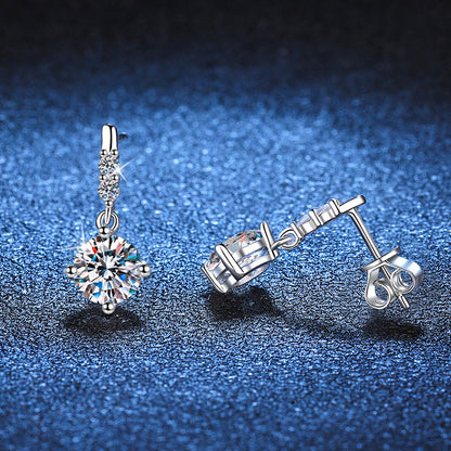 [Riva Jewelry]DYNAMISCHE TASSEL-MOISSANIT-OHRHÄNGER