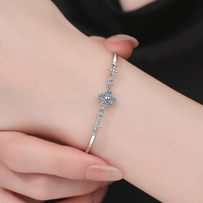[Riva Jewelry]KLEE & ZWILLINGSSTERN MOISSANIT-ARMBAND