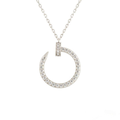 [Riva Jewelry ]JUSTE NECKLACE SILVER DIAMONDS