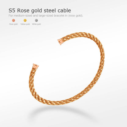 [Riva Jewelry ]FORCE SERIES BRACELET CABLES 50 CHOICES (DIY SELECTION)