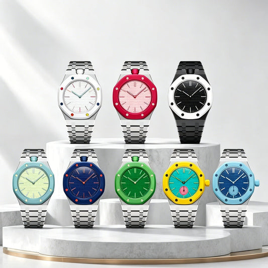 [Riva Jewelry]ROYAL OAK POP EXKLUSIV STAHLGEHÄUSE & ARMBAND