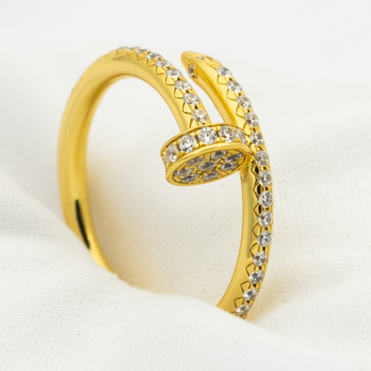 [Riva Jewelry ]JUSTE RING 1.8MM GOLD DIAMONDS