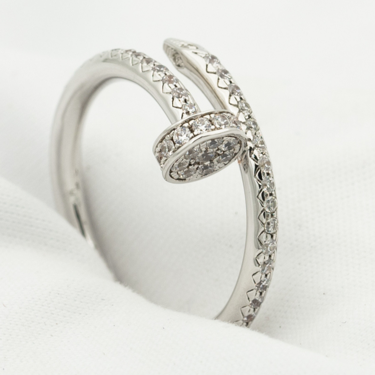 [Riva Jewelry ]JUSTE RING 1.8MM SILVER DIAMONDS