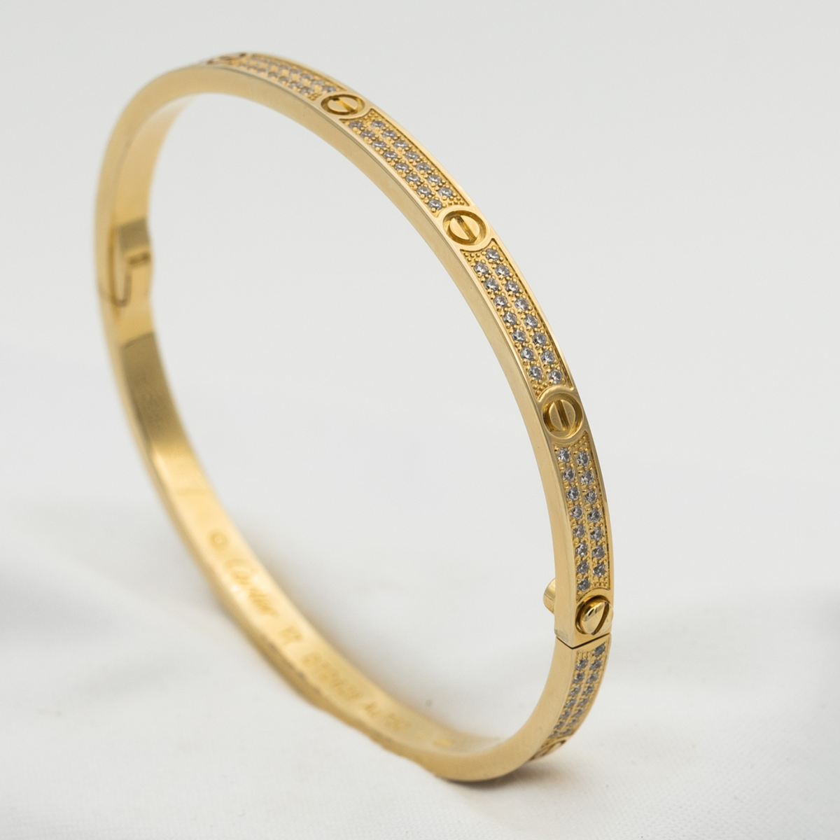 [Riva Jewelry ]LOVE BRACELET 3.65MM DIAMOND-PAVED