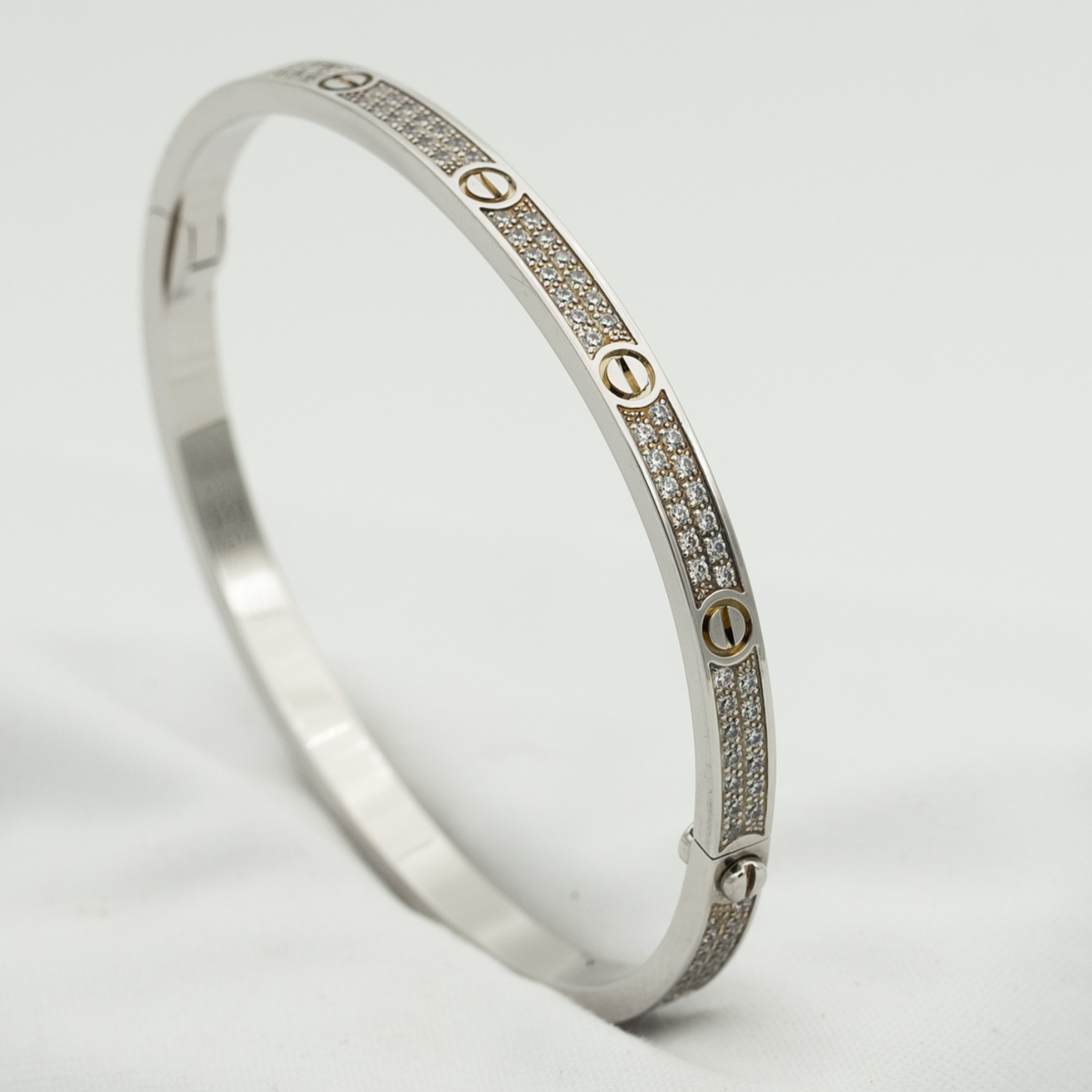 [Riva Jewelry ]LOVE BRACELET 3.65MM DIAMOND-PAVED