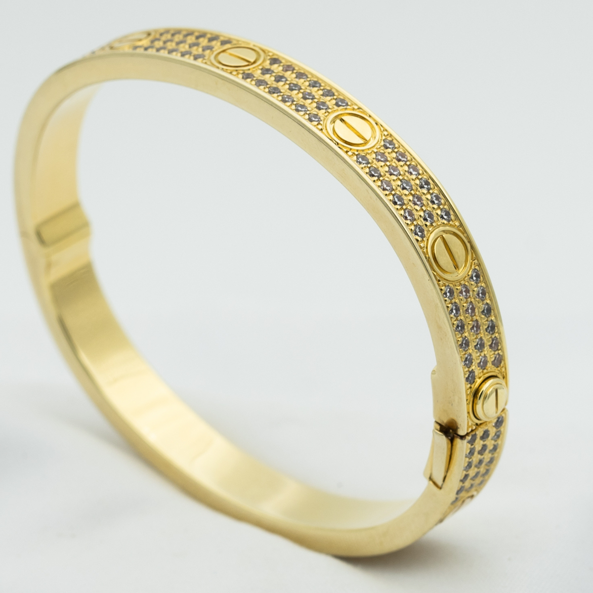 [Riva Jewelry ]LOVE BRACELET 6.1MM DIAMOND-PAVED