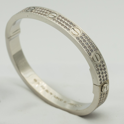 [Riva Jewelry ]LOVE BRACELET 6.1MM DIAMOND-PAVED