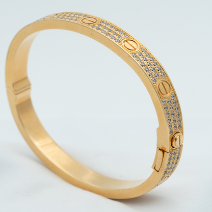 [Riva Jewelry ]LOVE BRACELET 6.1MM DIAMOND-PAVED