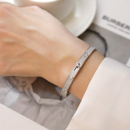 [Riva Jewelry]KELLY BRACELET DIAMOND PAVED