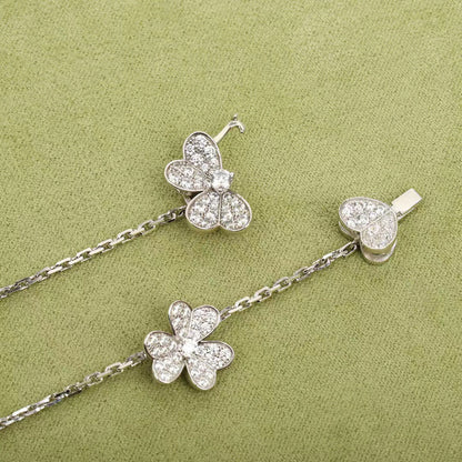 [Riva Jewelry ]FRIVOLE SILVER 9 FLOWERS NECKLACE