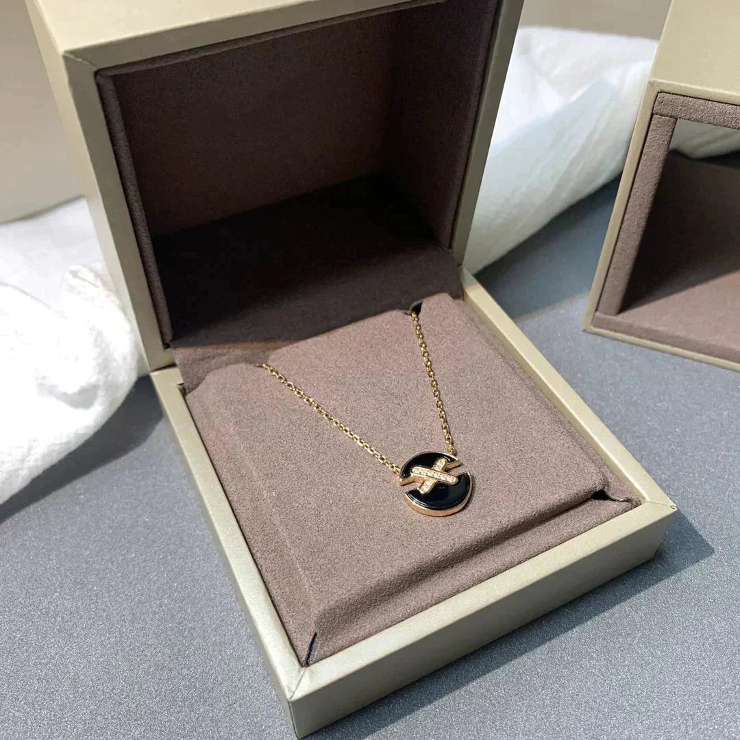 [Riva Jewelry]JEUX DE ROSE GOLD DIAMOND HALSKETTE