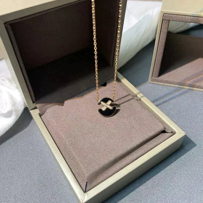 [Riva Jewelry]JEUX DE ROSE GOLD DIAMOND HALSKETTE