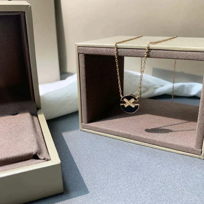 [Riva Jewelry]JEUX DE ROSE GOLD DIAMOND HALSKETTE