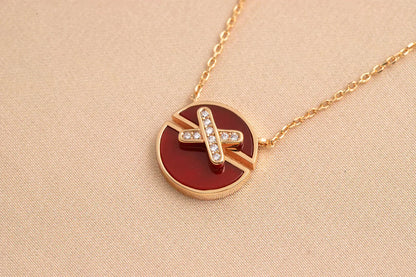 [Riva Jewelry]JEUX DE ROSE GOLD DIAMOND HALSKETTE