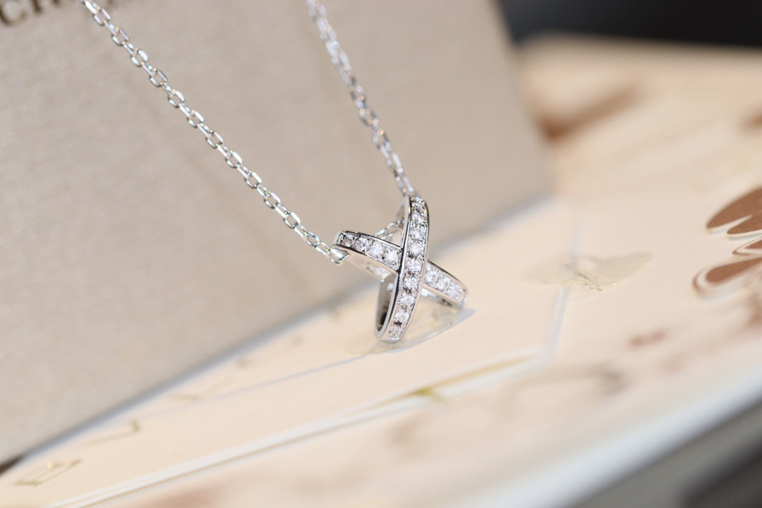 [Riva Jewelry ]JEUX DE DIAMOND NECKLACE