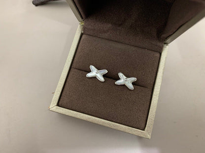 [Riva Jewelry]JEUX DE WEISSE PERLMUTT SILBER DIAMANT OHRRINGE