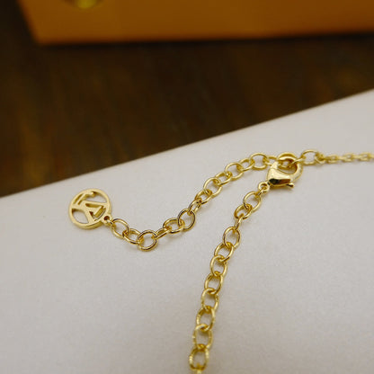 [Riva Jewelry ]BLOOMING SUPPLE NECKLACE BRASS