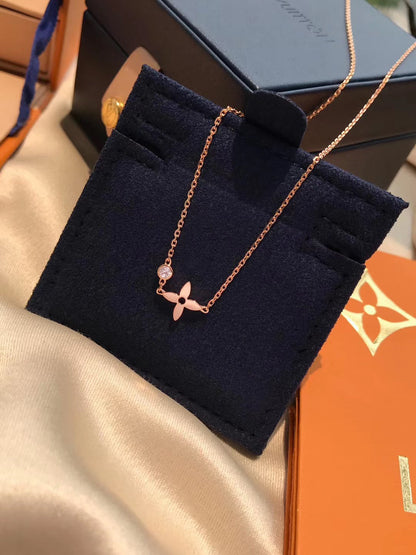 [Riva Jewelry]BLOSSOM ANHÄNGER ROSEGOLD MIT DIAMANTEN