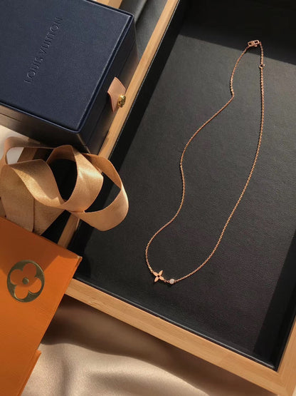 [Riva Jewelry]BLOSSOM ANHÄNGER ROSEGOLD MIT DIAMANTEN