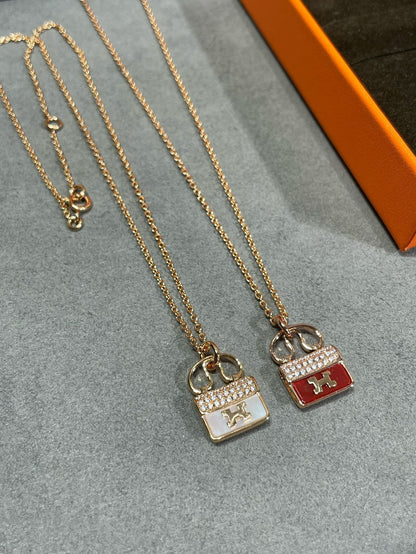 [Riva Schmuck]H CIRCE MOISSANIT ANHÄNGERKETTE GOLD