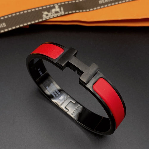 [Riva Jewelry]CLIC HM SO SCHWARZ ROTES ARMBAND