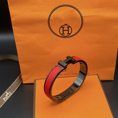 [Riva Jewelry]CLIC HM SO SCHWARZ ROTES ARMBAND