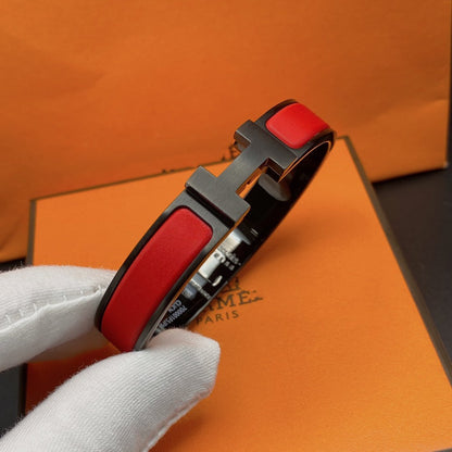 [Riva Jewelry]CLIC HM SO SCHWARZ ROTES ARMBAND
