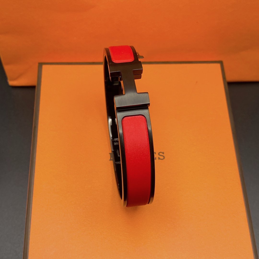 [Riva Jewelry]CLIC HM SO SCHWARZ ROTES ARMBAND