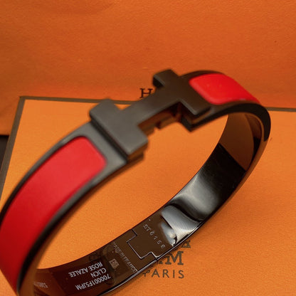 [Riva Jewelry]CLIC HM SO SCHWARZ ROTES ARMBAND