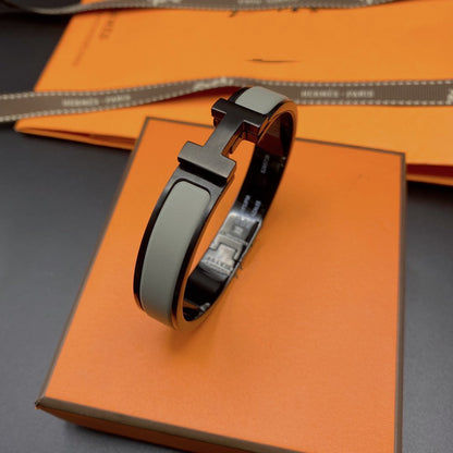 [Riva Jewelry ]CLIC HM SO BLACK GREY BRACELET