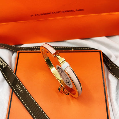 [Riva Jewelry]CLASSIC HM CLIC  PINK 8MM ENAMEL BRACELET