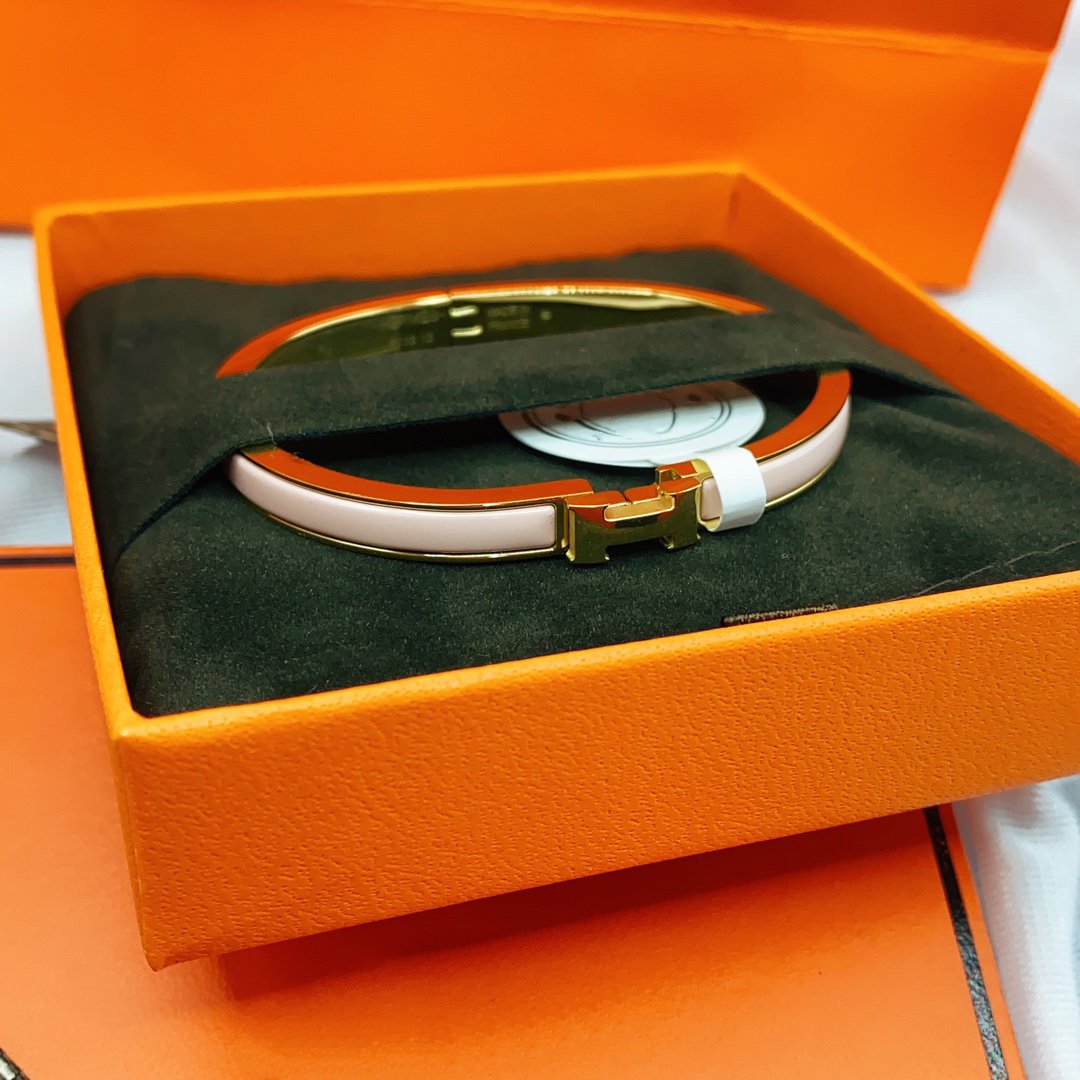 [Riva Jewelry ]CLASSIC HM CLIC  PINK 8MM ENAMEL BRACELET