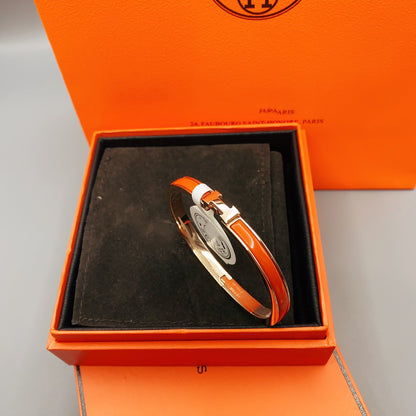 [Riva Jewelry ]CLASSIC HM CLIC RED 8MM ENAMEL BRACELET