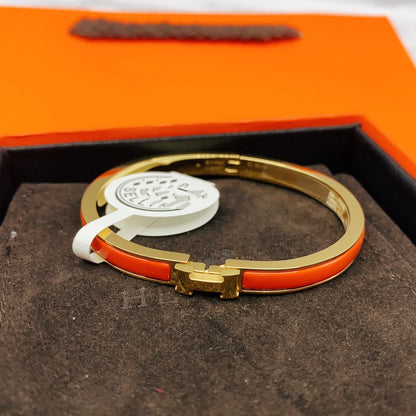 [Riva Jewelry]CLASSIC HM CLIC RED 8MM ENAMEL BRACELET
