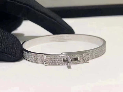 [Riva Jewelry ]HM KELLY BRACELET IN SILVER AND FULL PAVE DIAMOND