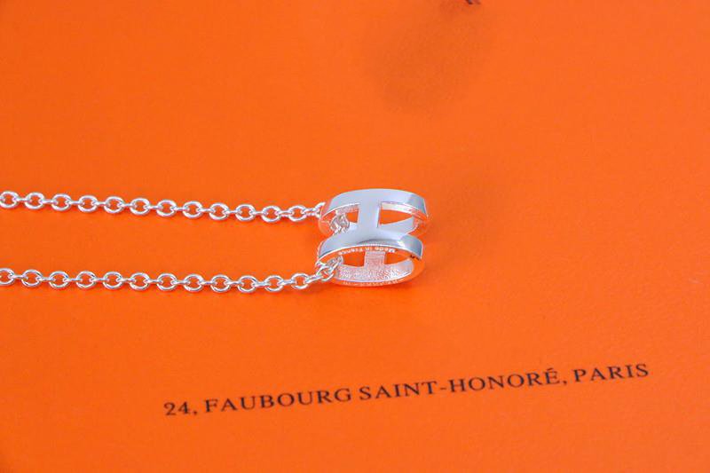 [Riva Jewelry ]HM NECKLACE H LETTER OVAL SERIES
