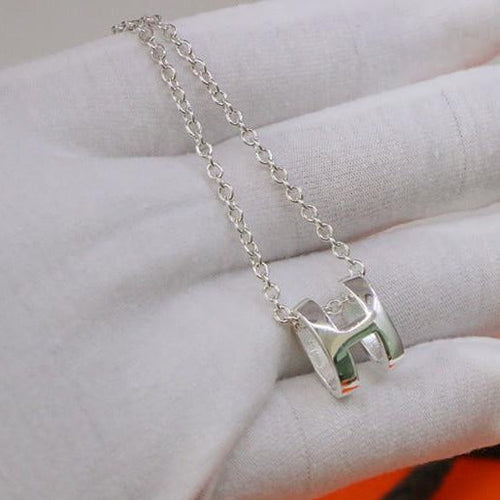 [Riva Jewelry]HM NECKLACE H LETTER OVAL SERIES