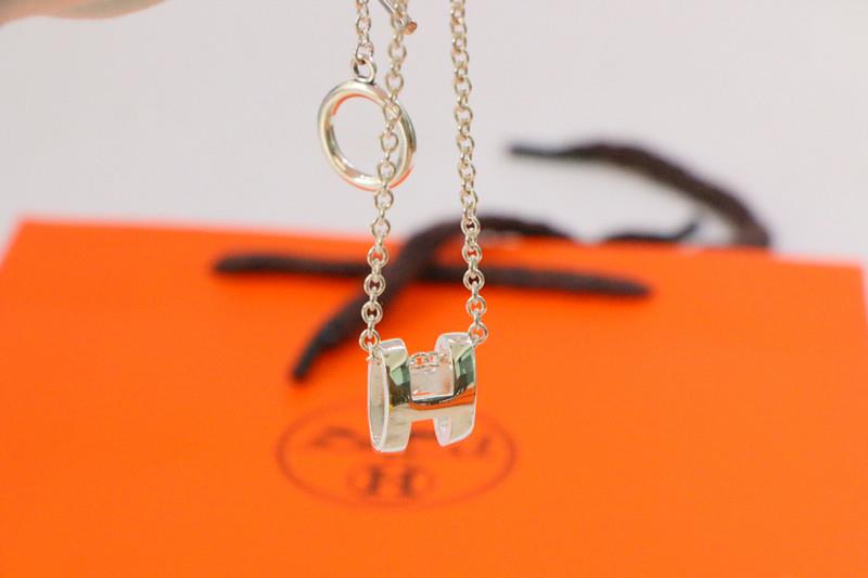 [Riva Jewelry ]HM NECKLACE H LETTER OVAL SERIES