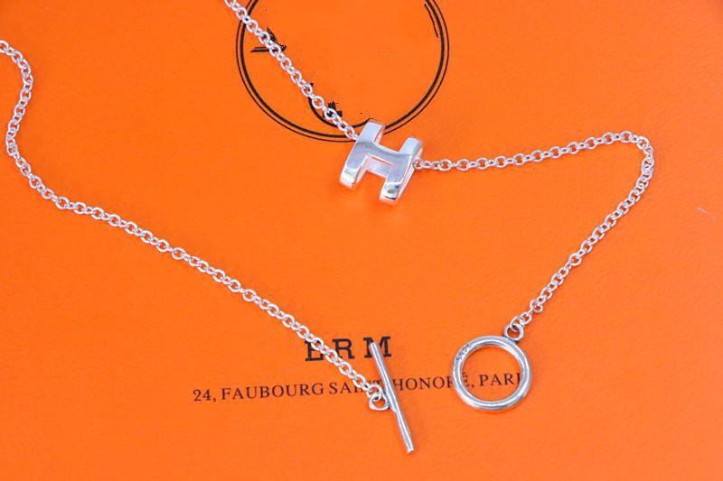 [Riva Jewelry ]HM NECKLACE H LETTER OVAL SERIES