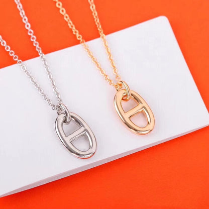 [Riva Jewelry]HM SCHWEINENASEN-HALSKE TTE