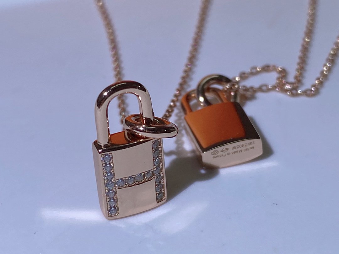 [Riva Jewelry]HM ADVANCED NICHE LOCK HEAD NECKLACE DIAMONDS