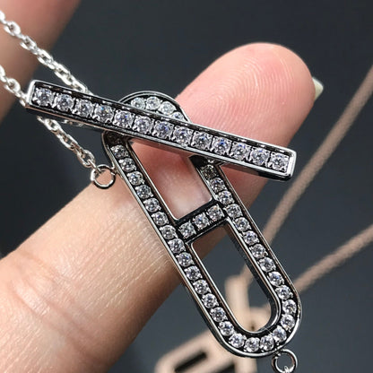 [Riva Jewelry ]HM NECKLACE PLATINUM ROSE GOLD DIAMOND
