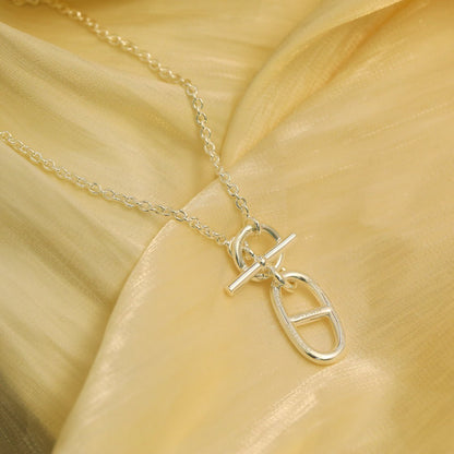 [Riva Jewelry]HM CHAINE D'ANCRE PENDANT NECKLACE STERLING SILVER