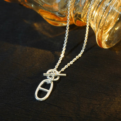 [Riva Jewelry]HM CHAINE D'ANCRE PENDANT NECKLACE STERLING SILVER