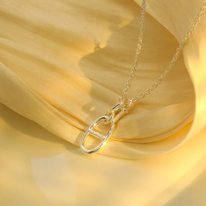 [Riva Jewelry ]HM CHAINE D'ANCRE PENDANT NECKLACE STERLING SILVER