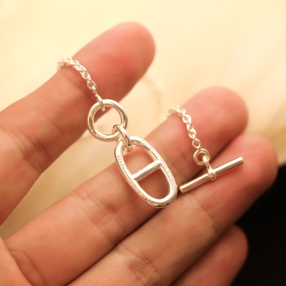 [Riva Jewelry]HM CHAINE D'ANCRE PENDANT NECKLACE STERLING SILVER