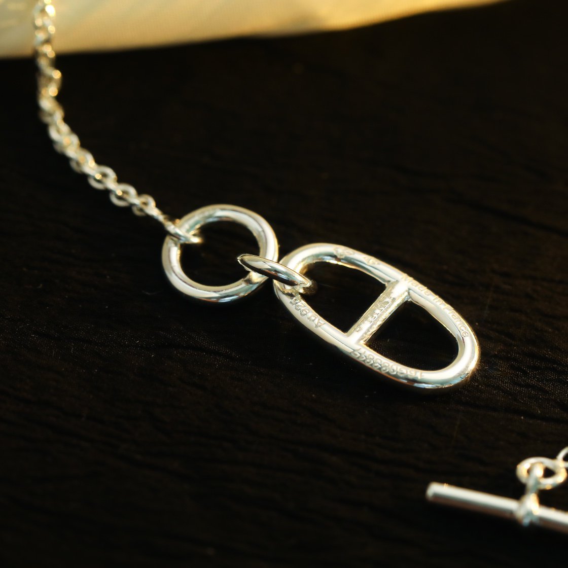 [Riva Jewelry ]HM CHAINE D'ANCRE PENDANT NECKLACE STERLING SILVER