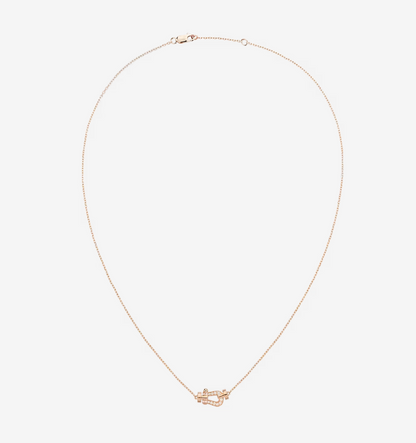 [Riva Jewelry ]FORCE 10 DIAMOND PINK GOLD NECKLACE MINI MODEL