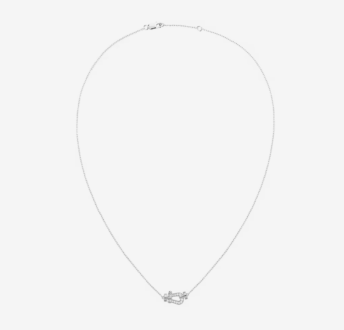 [Riva Jewelry ]FORCE 10 DIAMOND SILVER NECKLACE MINI MODEL