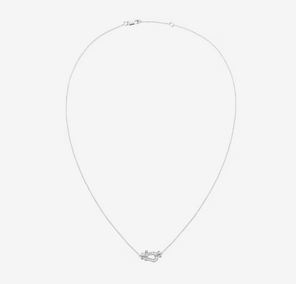 [Riva Jewelry ]FORCE 10 DIAMOND SILVER NECKLACE MINI MODEL